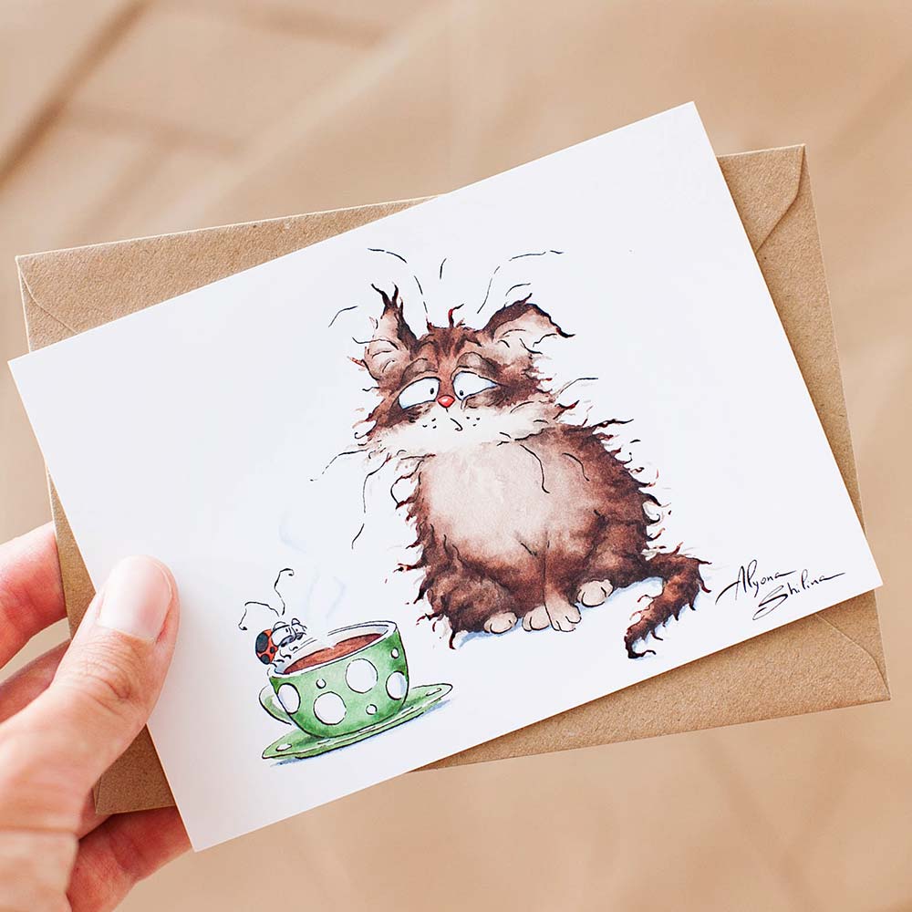 Cute Cats Postcard Set
