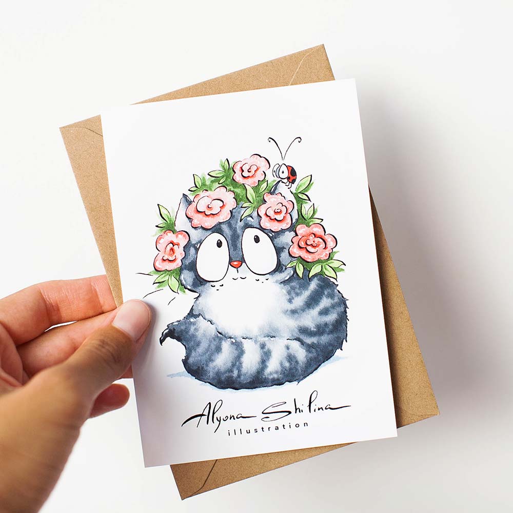 Cute Cats Postcard Set