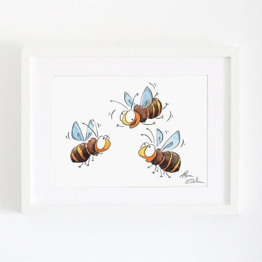 "Bee Yourself" art print
