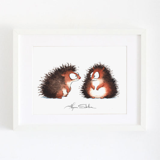 "Hedgehogs" art print
