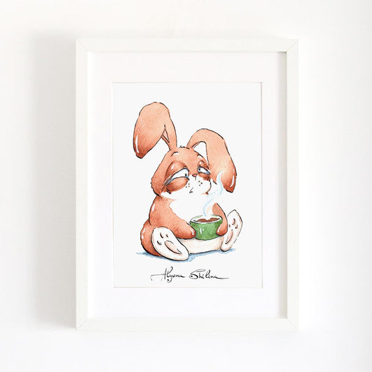 "Coffee addict" art print